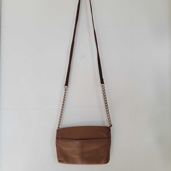 Calvin Klein Tan Leather Cross-body Bag - Picture 2 of 4